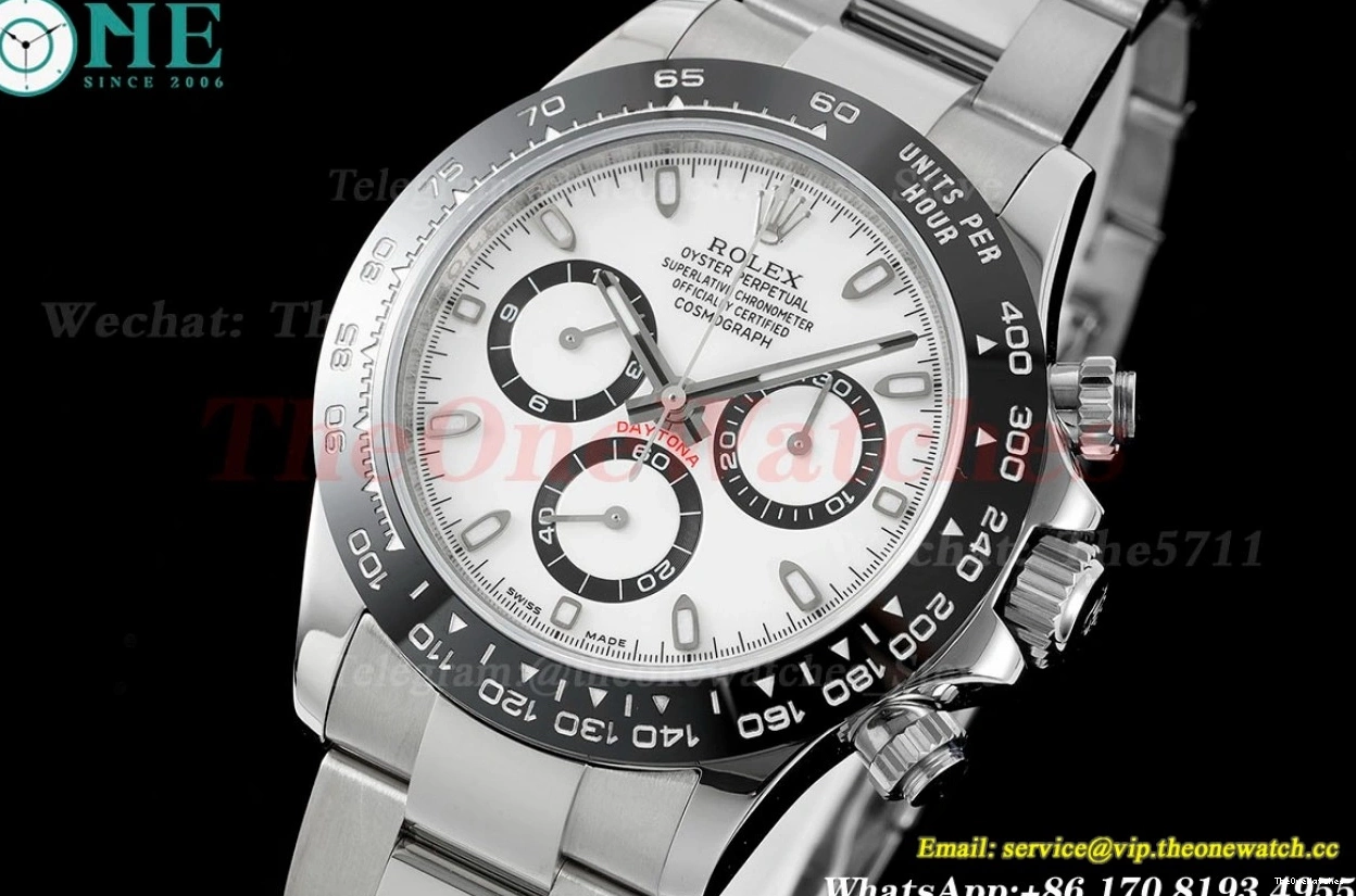 7750 Daytona ALF SS White Asia 116500 904L CER 0114